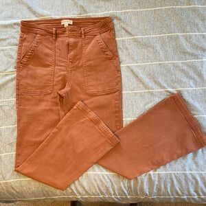 Knox Rose Brown Flare Wide Leg Jeans